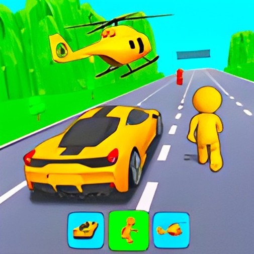 汽车人变形酷跑游戏