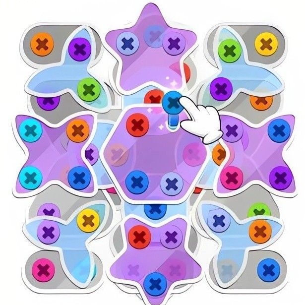 打螺丝钉小游戏