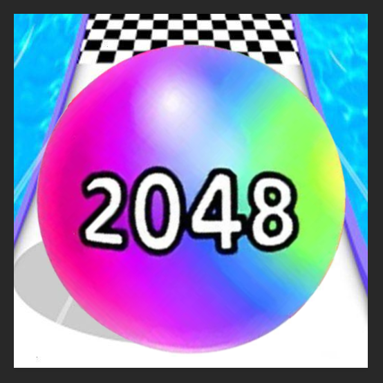 2048滚动球跑酷