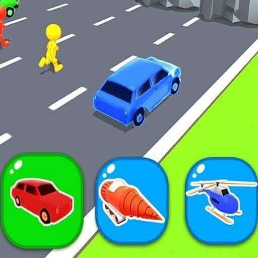 汽车人变形跑酷小游戏