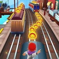 铁轨跑酷游戏