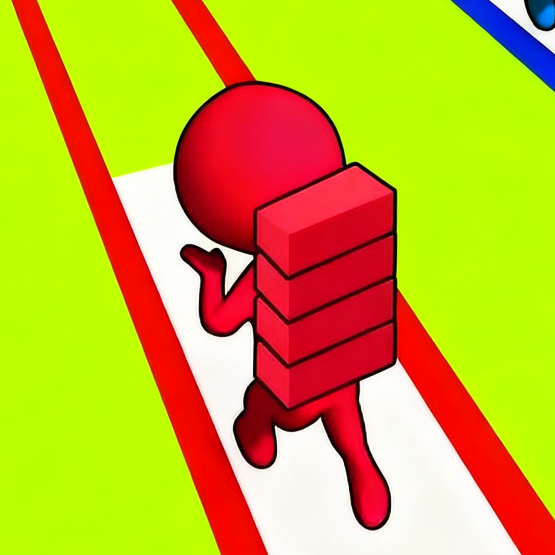 双人搭桥跑酷游戏