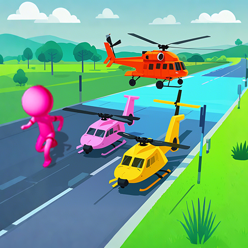 赛车人闯关双人对战