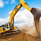 挖掘机模拟建造大楼