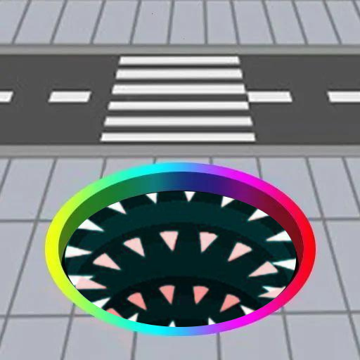 黑洞入侵城市小游戏