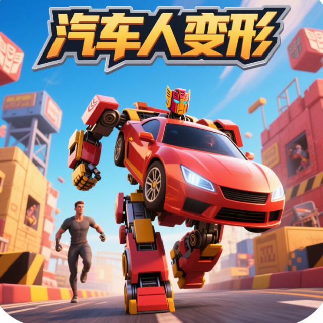 汽车人变形跑酷闯关