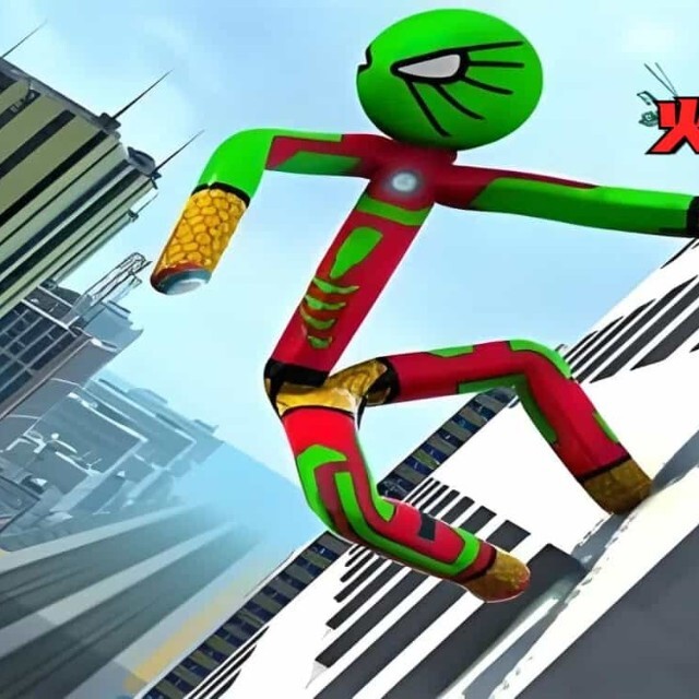 火柴绳索英雄游戏