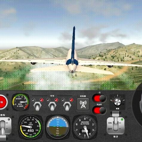 开飞机模拟器驾驶游戏
