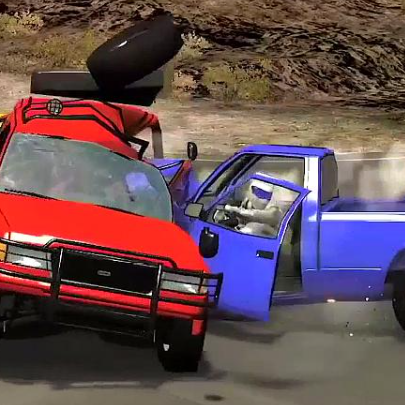 撞车模拟器车祸