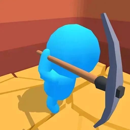 小人挖矿小游戏