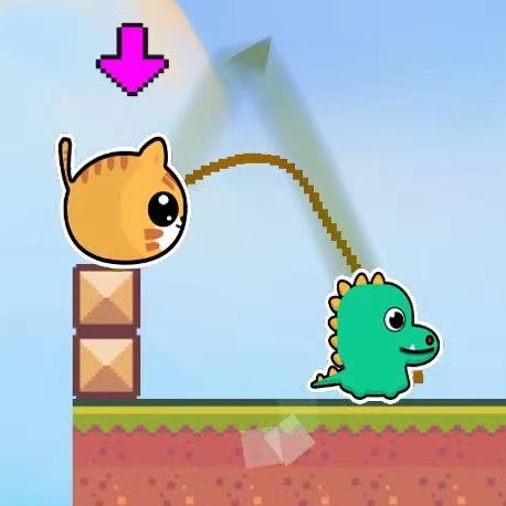 情侣默契双人跳