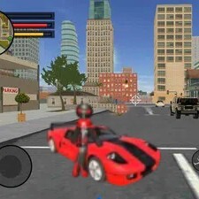 火柴人城市绳索英雄游戏