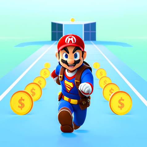 樱花跑酷双人闯关小游戏