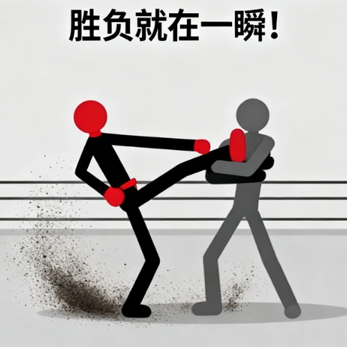火柴人摔跤对决