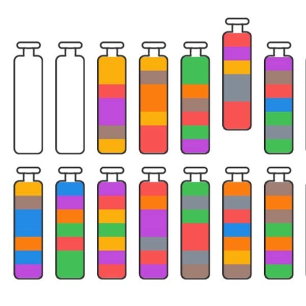 倒水挑战1000关休闲简约版