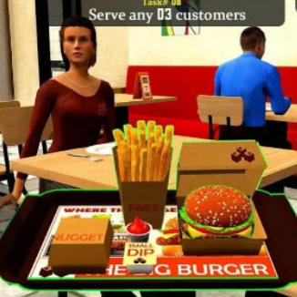 汉堡店模拟经营