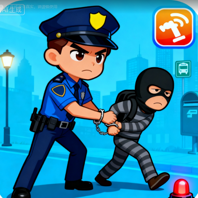 警察抓小偷闯关
