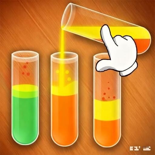 瓶子倒水解压游戏