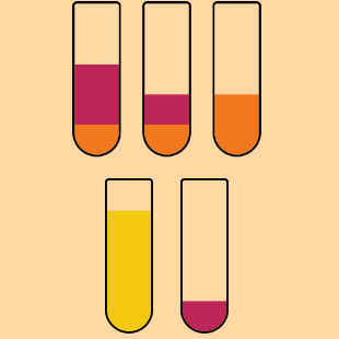 倒水解压瓶小游戏