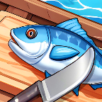 海上餐厅刮鱼鳞高手