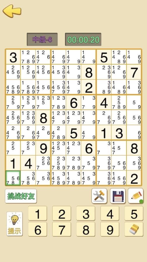 数独迷局九宫格