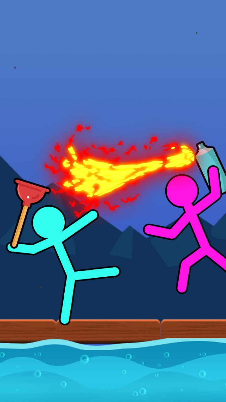 双人决斗火柴人