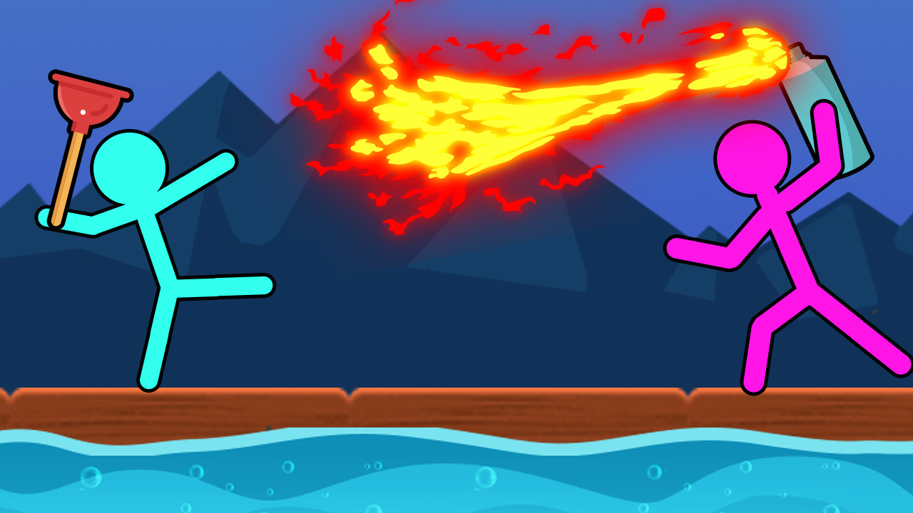 双人决斗火柴人