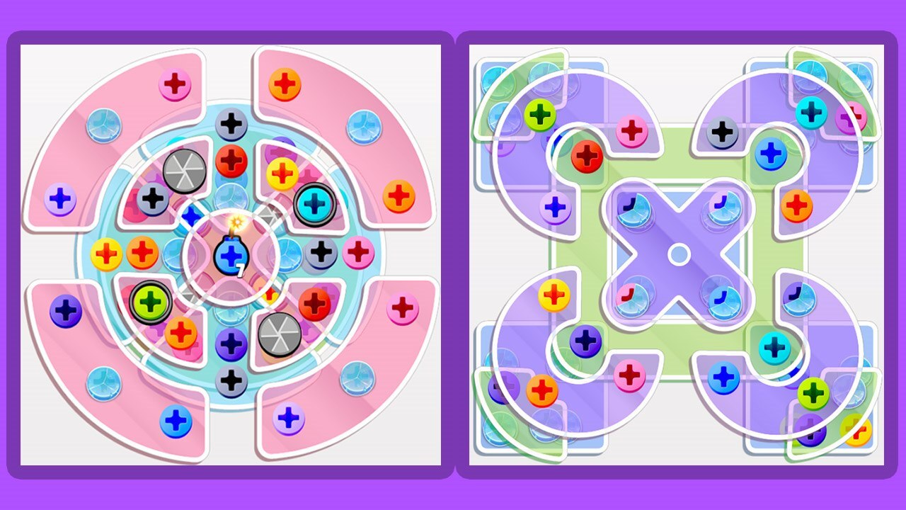 打螺丝钉小游戏