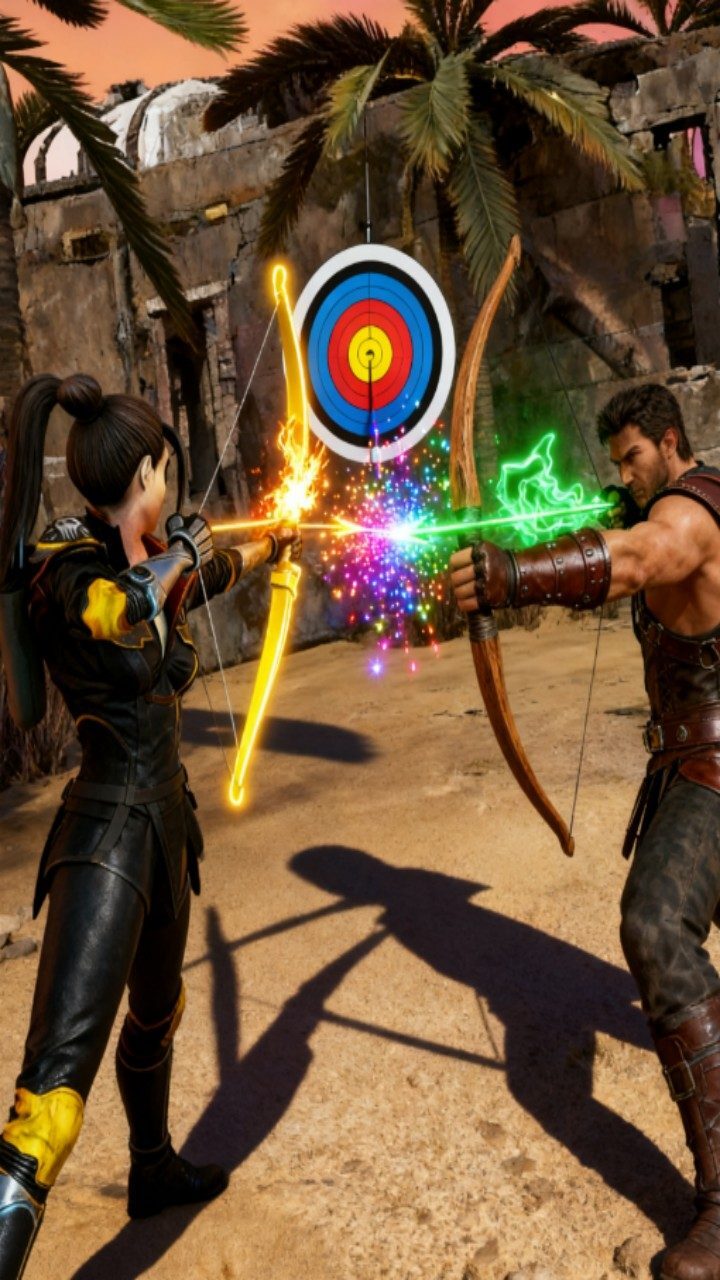 模拟弓箭手对决