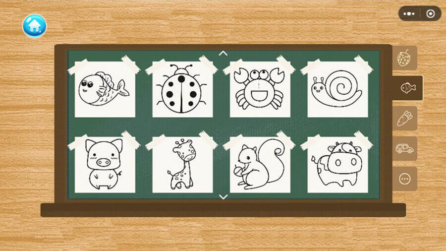 涂鸦涂色画画板