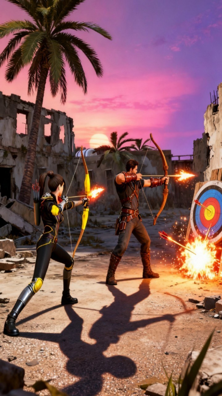 模拟弓箭手对决