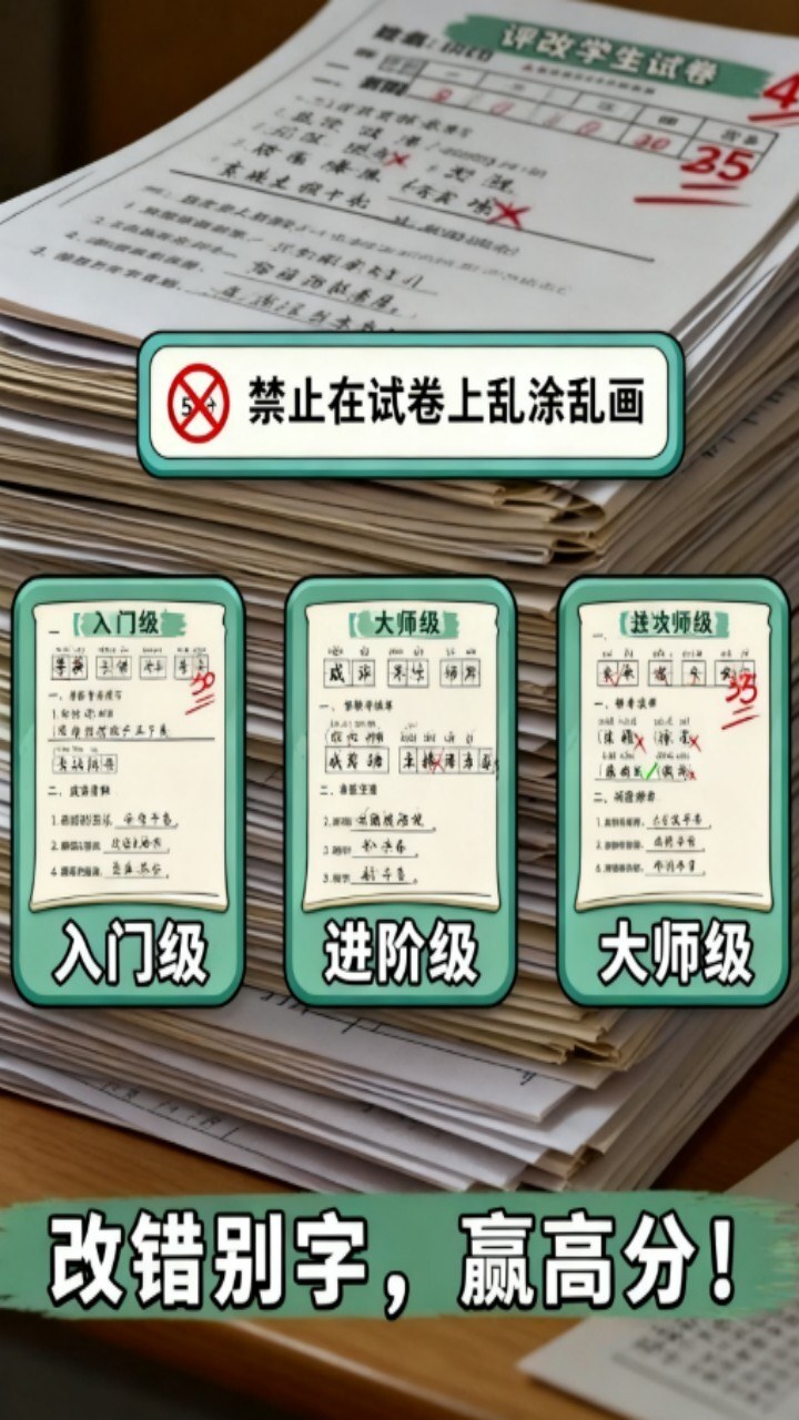 学霸改作业游戏