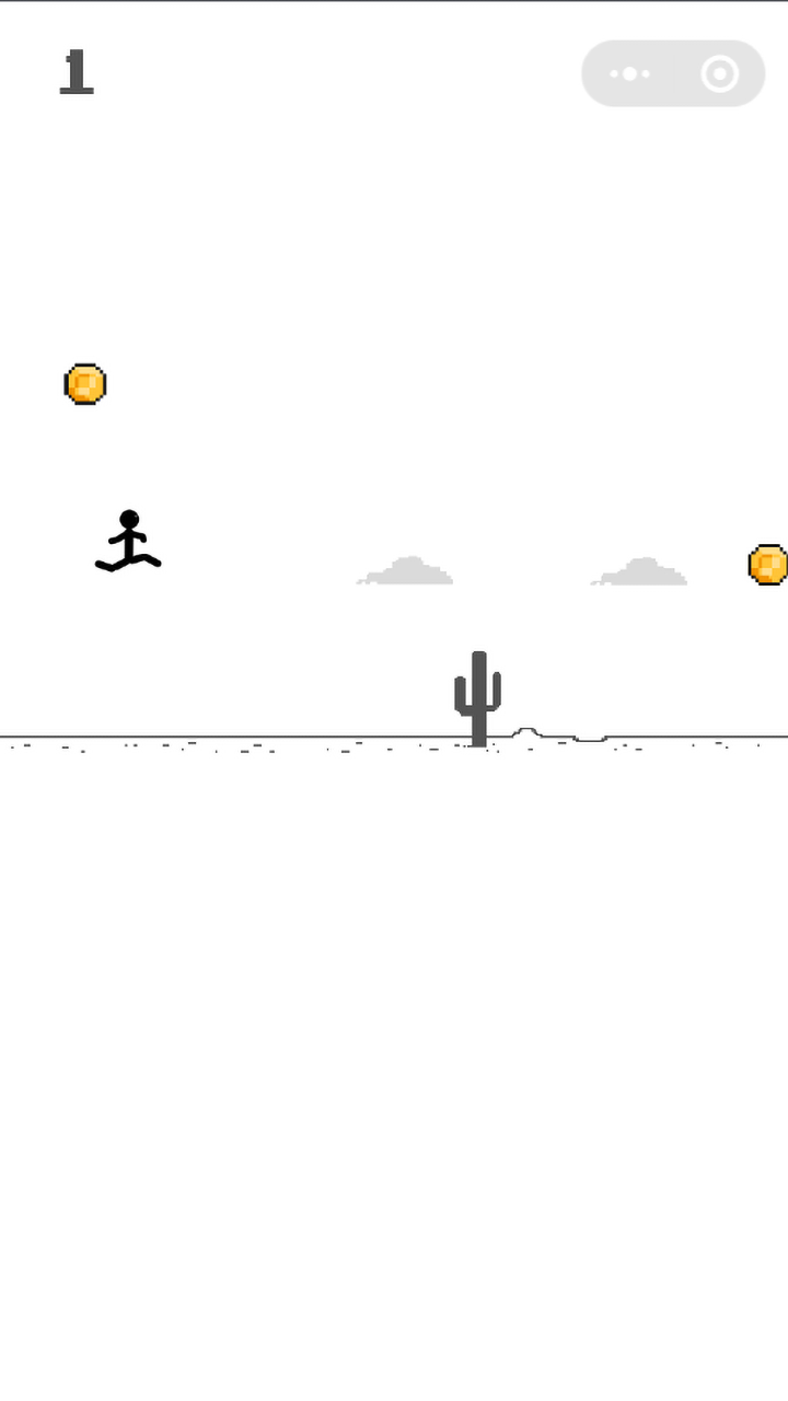 火柴人单人跑酷小游戏