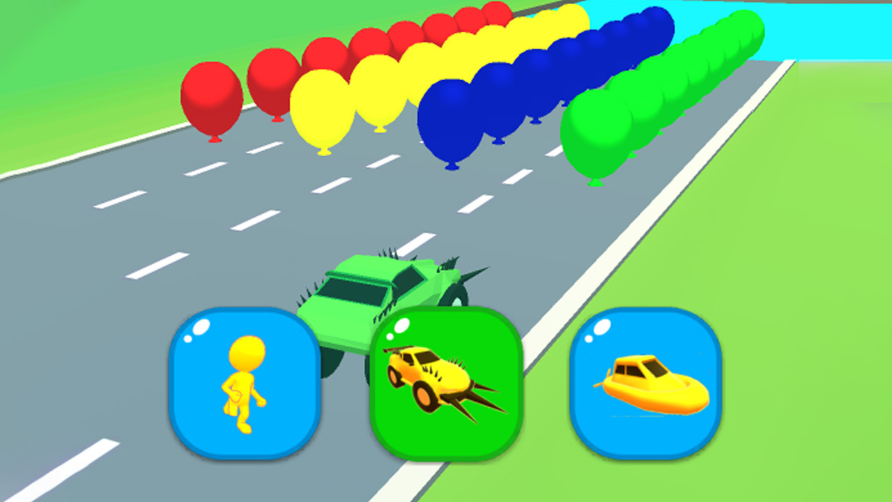 汽车变形跑酷游戏