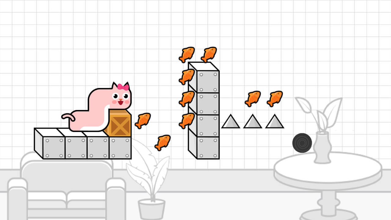 喵喵冲向小鱼干