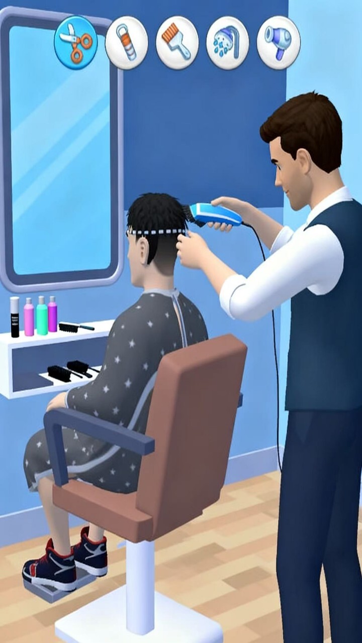 时尚理发造型师