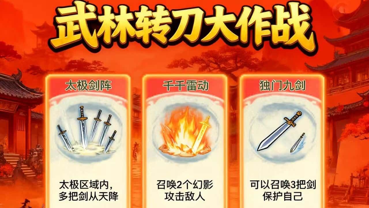 武林转刀大作战