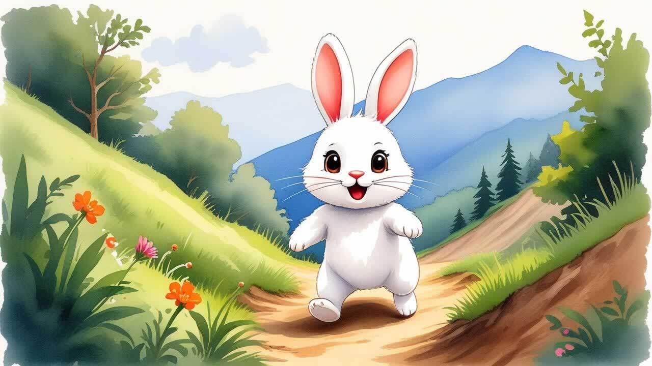 小兔子下山