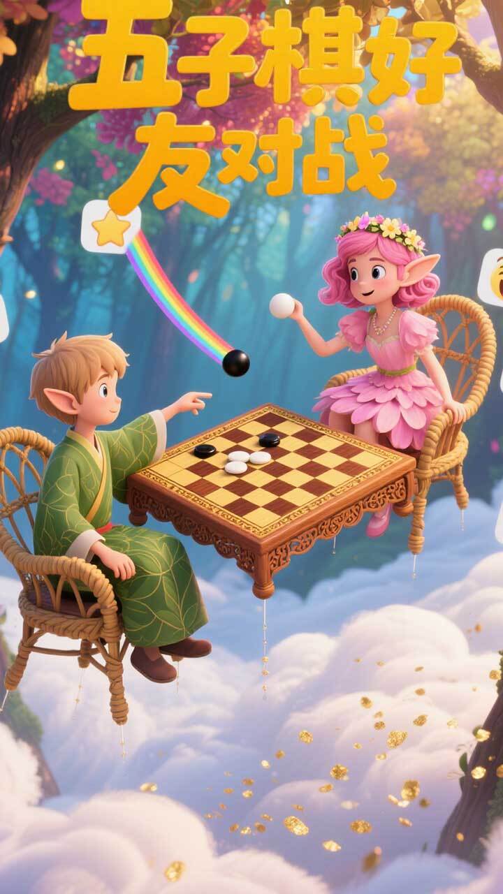 五个子连珠五子棋