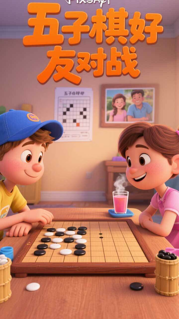 五个子连珠五子棋
