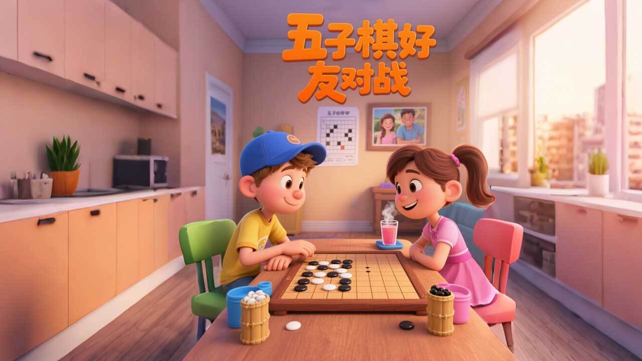 五个子连珠五子棋