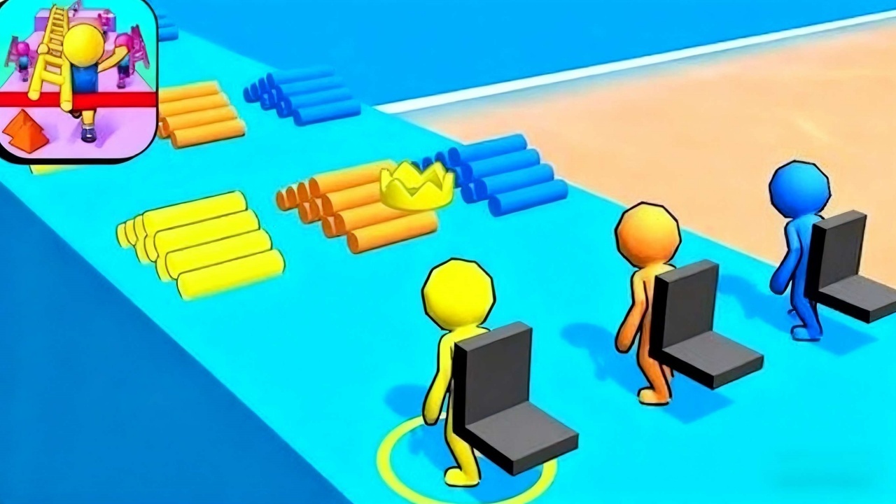 搬砖搭桥跑酷小游戏