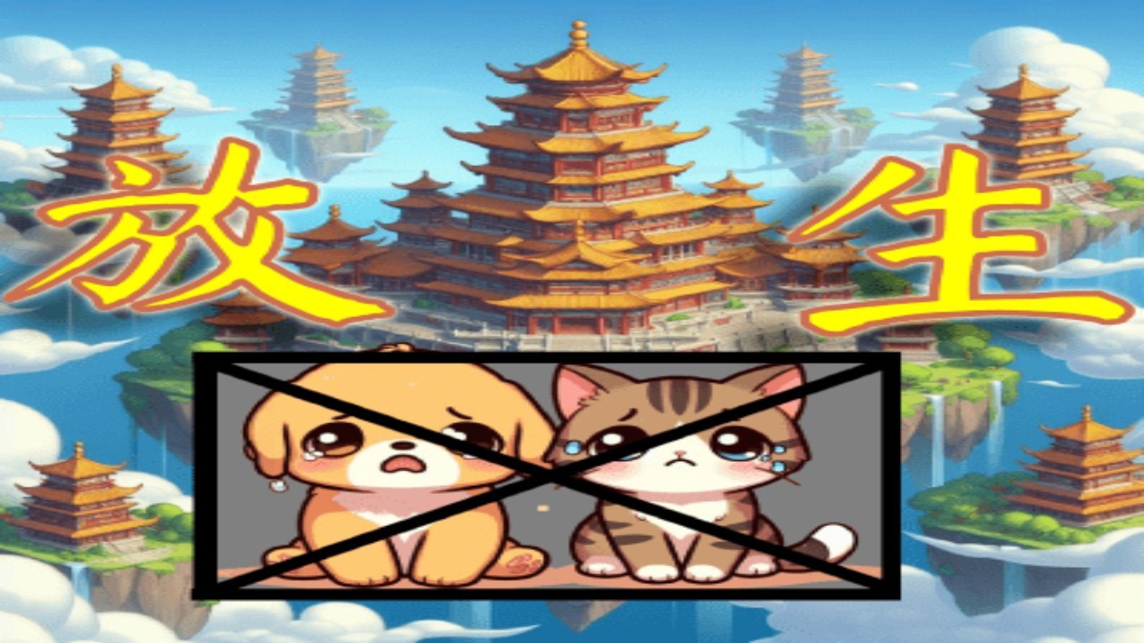 放生萌宠来许愿