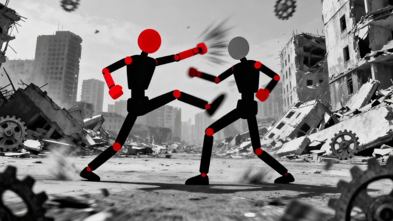 火柴人摔跤对决