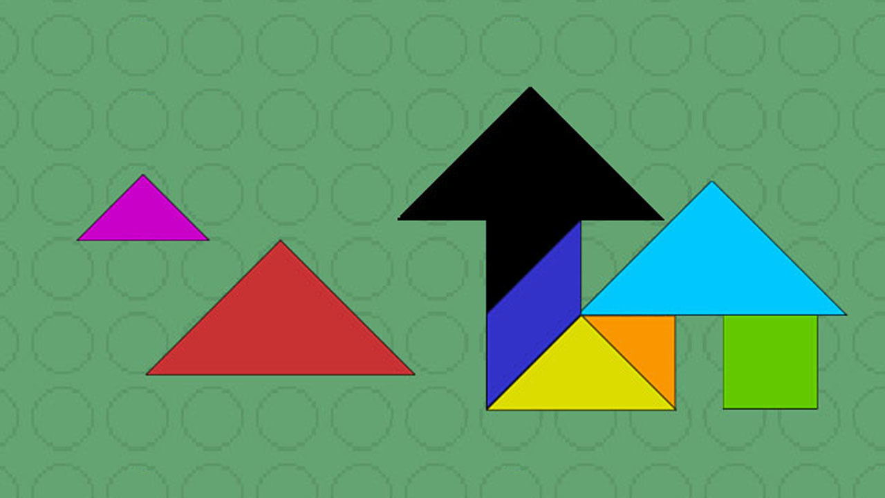 从易到难益智七巧板拼图