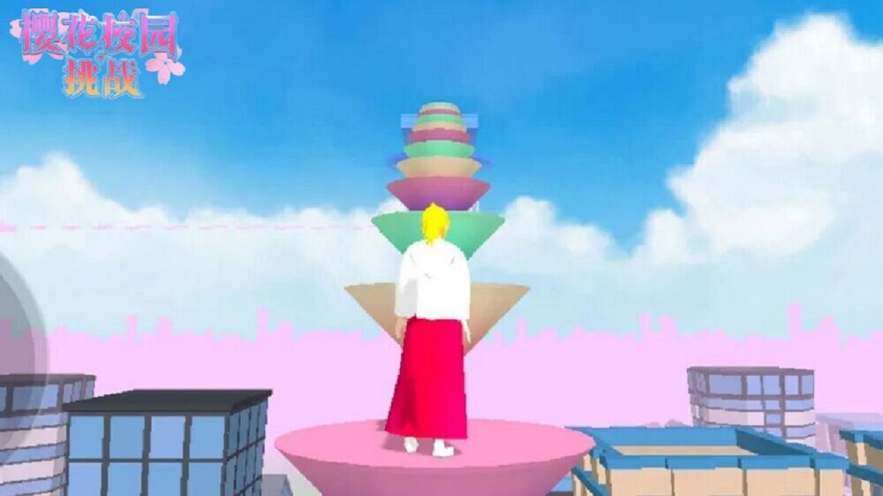 樱花少女跑酷模拟