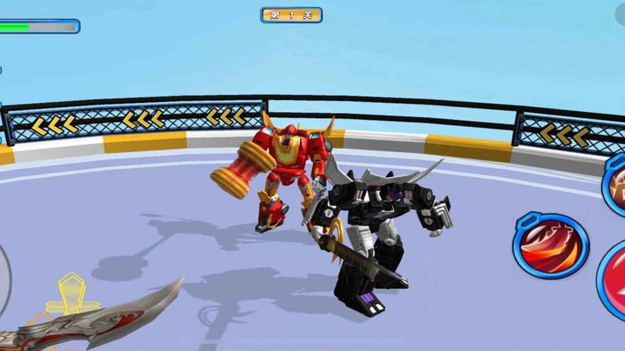 变形机甲射击游戏