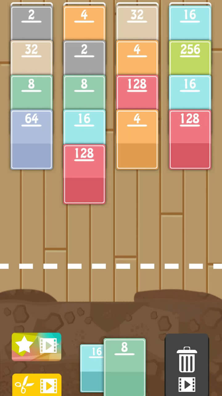 经典2048合成纸牌