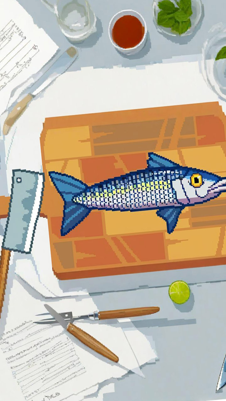 海上餐厅刮鱼鳞高手